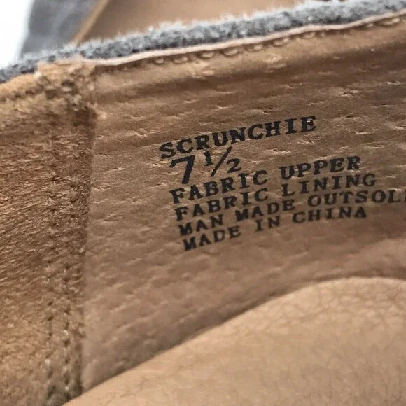 YellowBox Scrunchie Womens 7.5 Flat Rose Gold Gray Metallic Slip On Comfort Shoe - Picture 10 of 10